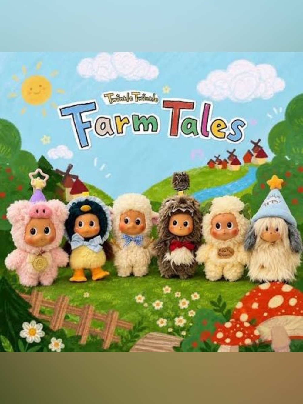 Farm Tales Plush Figure — Assorted Pastel Characters